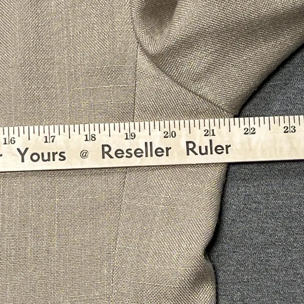 Vintage Le Tigre Sport Coat Mens 42 Beige Blazer Patch Pocket Made USA Classic